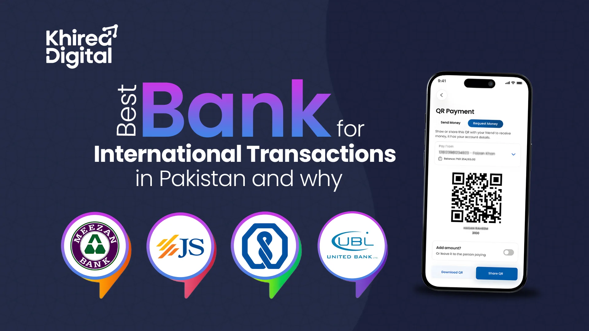Best Bank for International Transactions in Pakistan